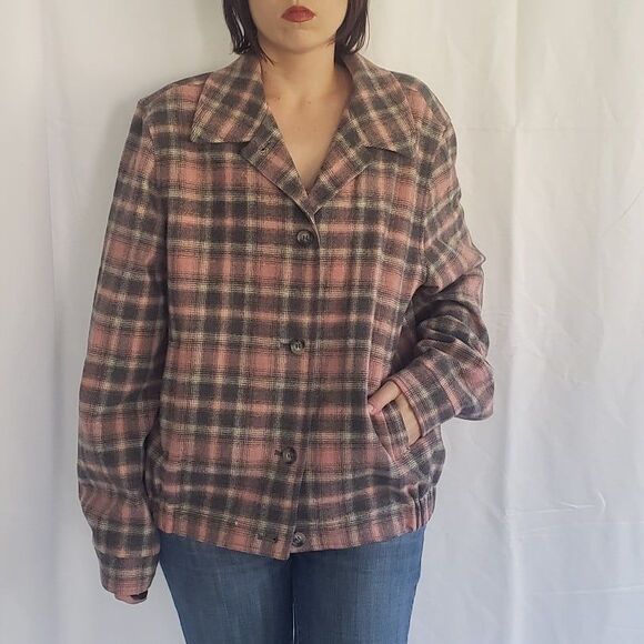 Pendleton Pink and Gray‎ Shacket - Picture 1 of 4